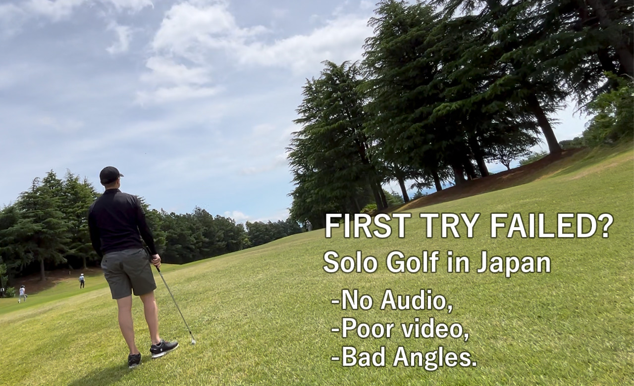 My First Attempt Filming Solo Golf in Japan